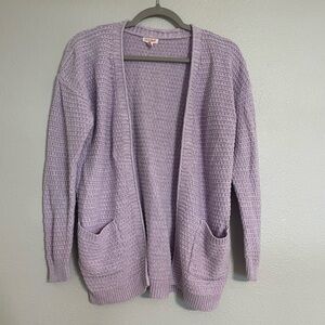 Cat & Jack Lilac Knit Cardigan